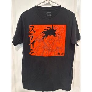 My Hero Academia Stain Graphic T-Shirt Mens Medium Black Funimation Anime Tee